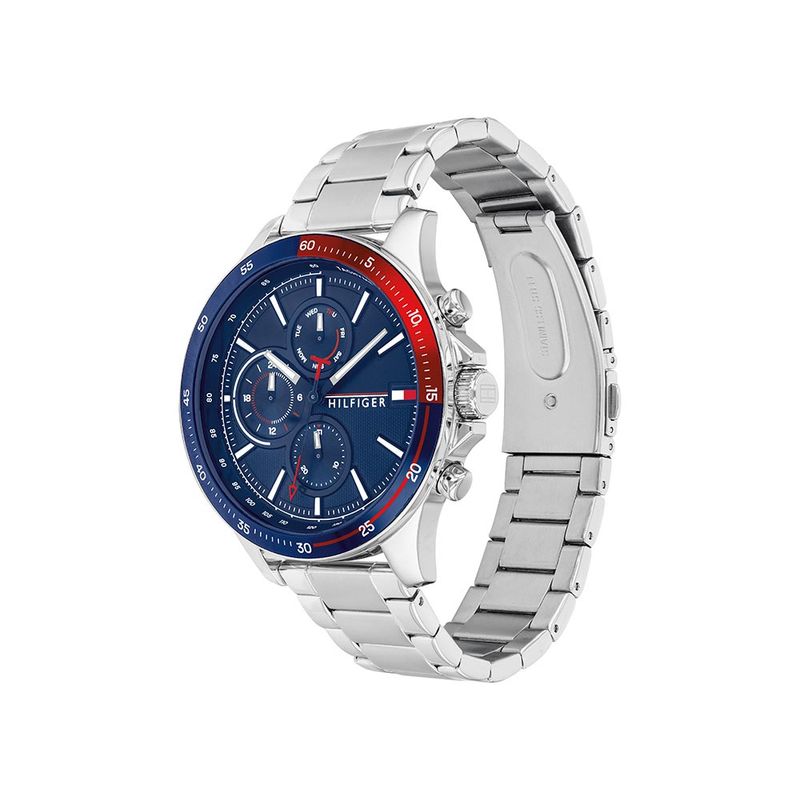 Reloj Tommy Hilfiger para hombre de acero plateado 1791842 - Style Store