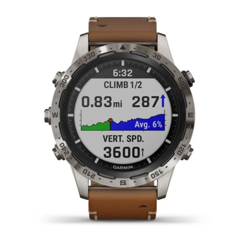 garmin marq adventurer titanium smartwatch