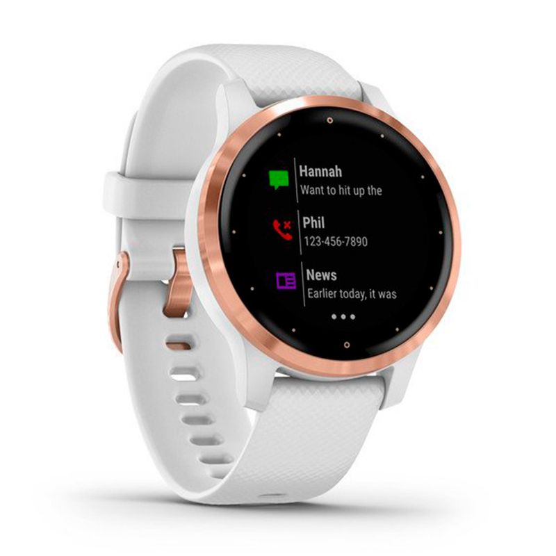 Smartwatch Garmin Vivoactive 4S Blanco y Rose