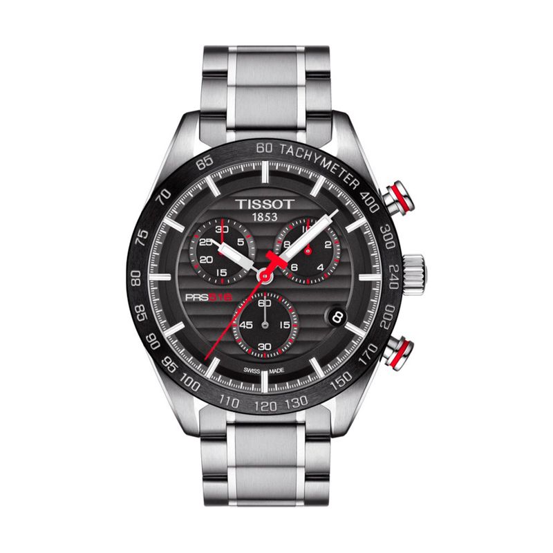 Reloj Tissot PRS 516 Chronograph para hombre de acero 1004171105101