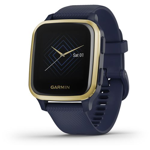 Smartwatch Garmin Venu SQ Music Azul y Dorado