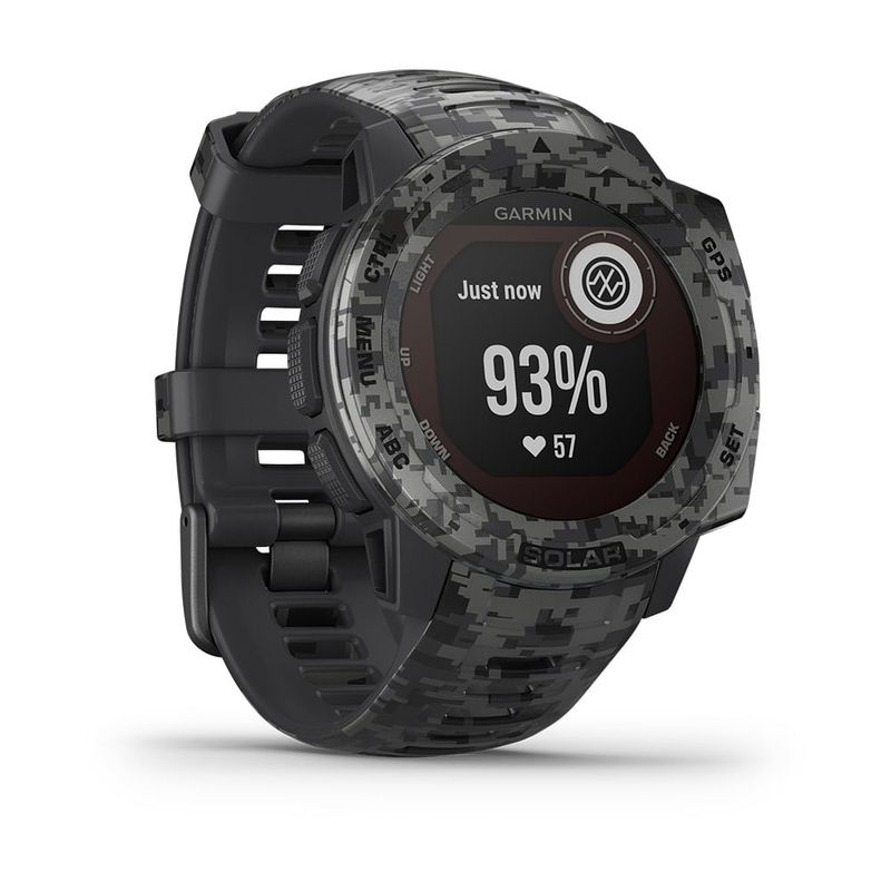 Smartwatch Garmin Instinct Solar Camo Edition Grafito