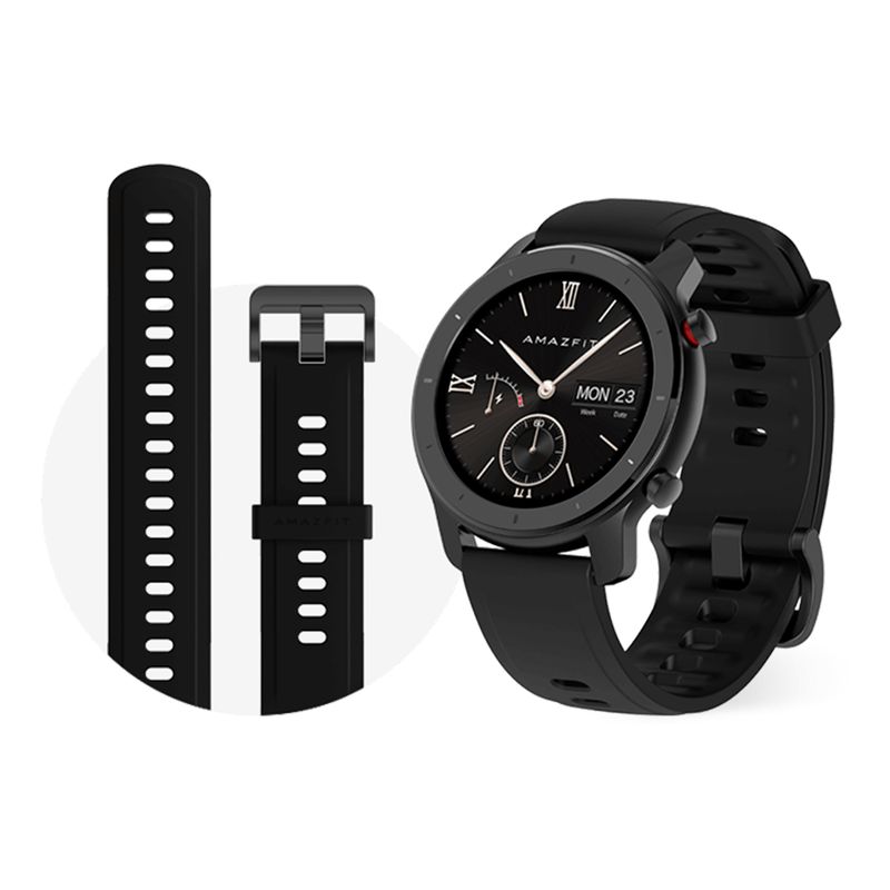 Correa SportyStyle para Amazfit GTR 42mm Negro / Verde - Fundas y carcasas  para smartwatch - Los mejores precios