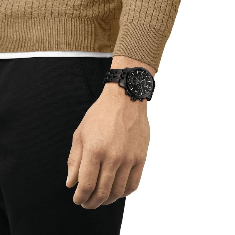 Tissot negro hombre hot sale