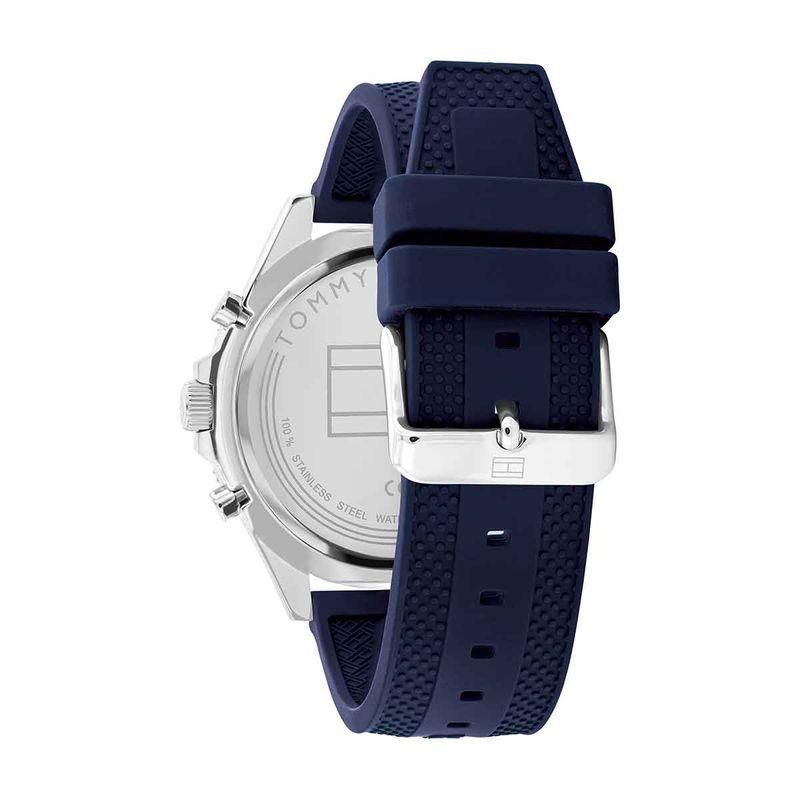 Reloj Tommy Hilfiger para hombre de acero azul 1791853 - Style Store