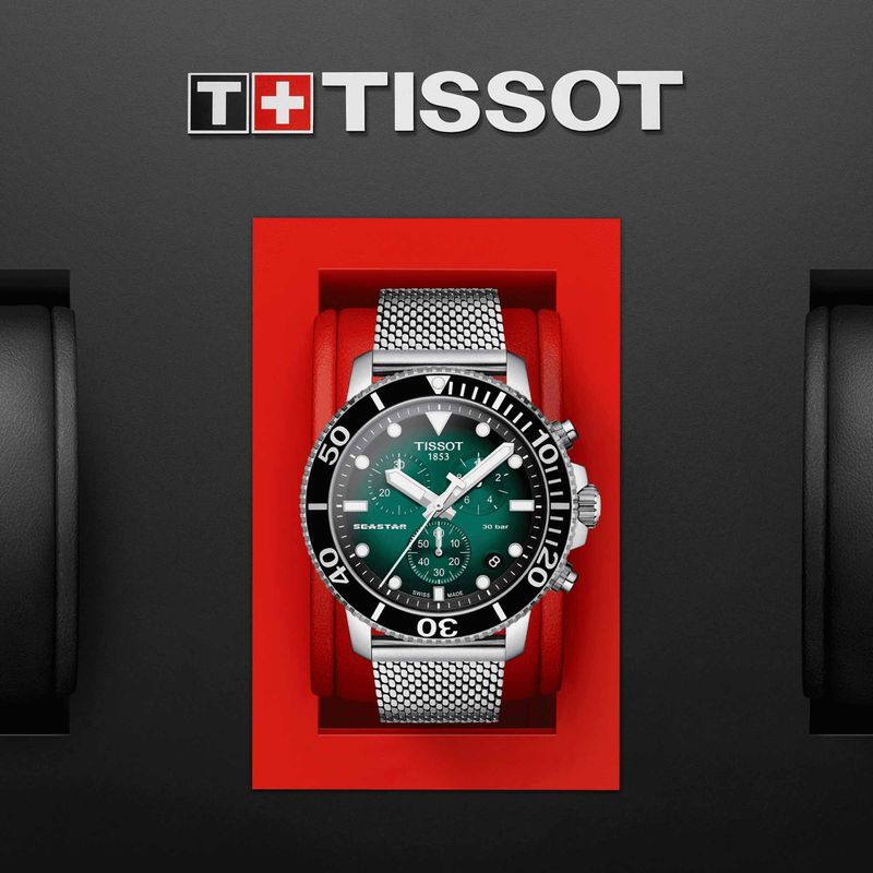 Reloj Tissot Seastar 1000 Chronograph para hombre de acero 1204171109100