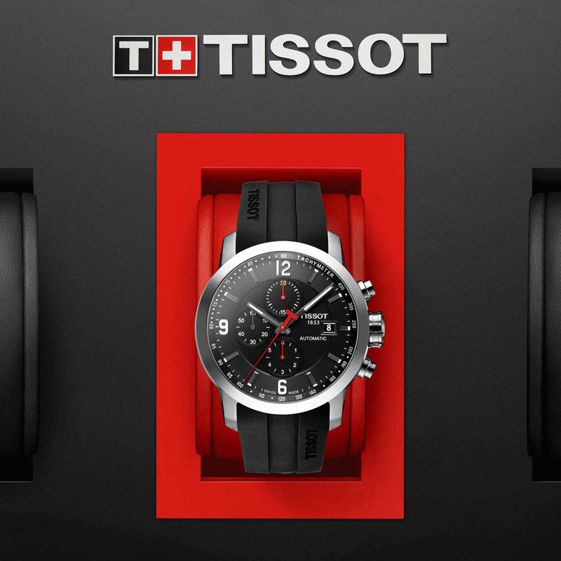 Tissot prc 200 automatic chronograph t0554271705700 hot sale