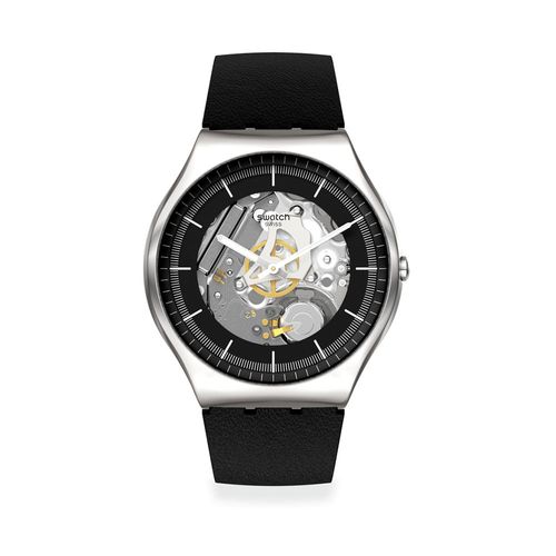 Reloj Swatch Black Skeleton para hombre SS07S115