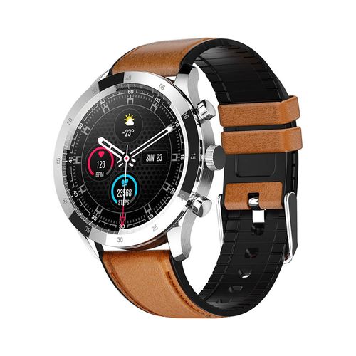 Smartwatch Colmi SKY5 Plus Plateado y Marrón