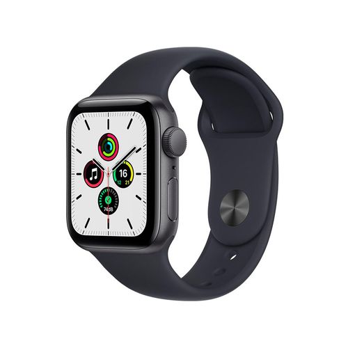 Apple Watch SE GPS Space Grey Aluminium Case Midnight Sport Band