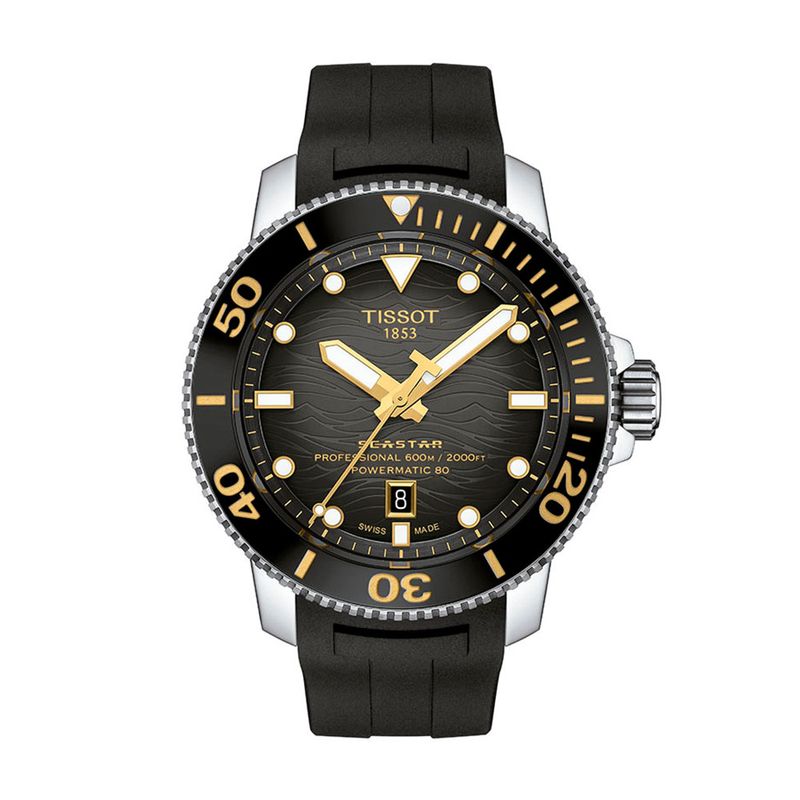 Tissot seastar black gold new arrivals