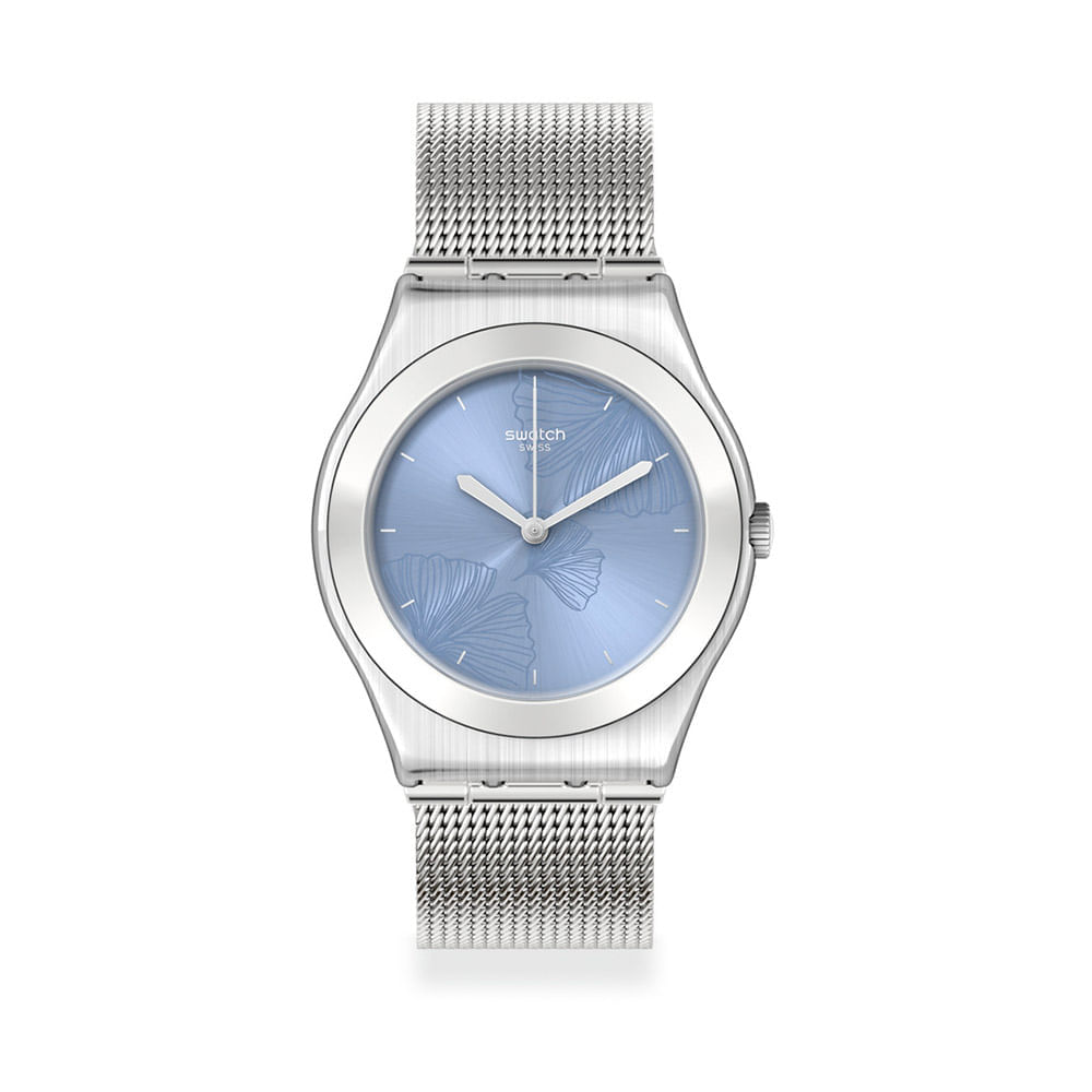 Reloj swatch azul outlet mujer