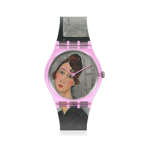 Reloj Swatch Portrait Of Dédie By Amedeo Modigliani GZ356