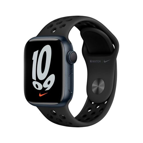 Apple Watch Nike Series 7 GPS Midnight Aluminium Case with Anthracite Black Nike Sport Band