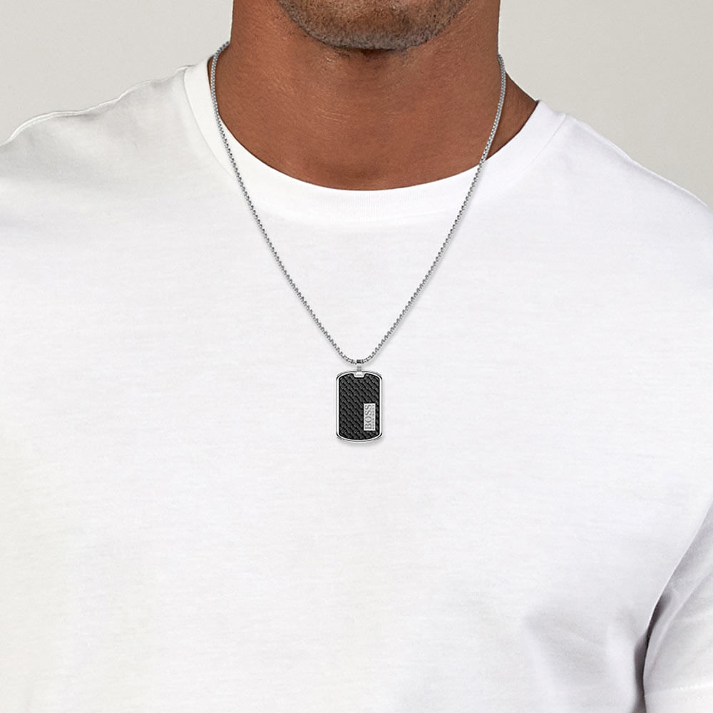 Collar Boss Lander para hombre Negro 1580180