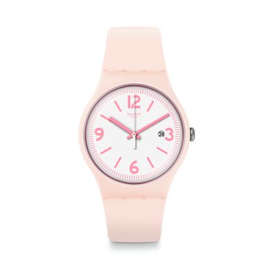 Reloj Swatch English Rose de silicona