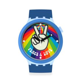 Reloj Swatch Peace Hand Love SB03N105