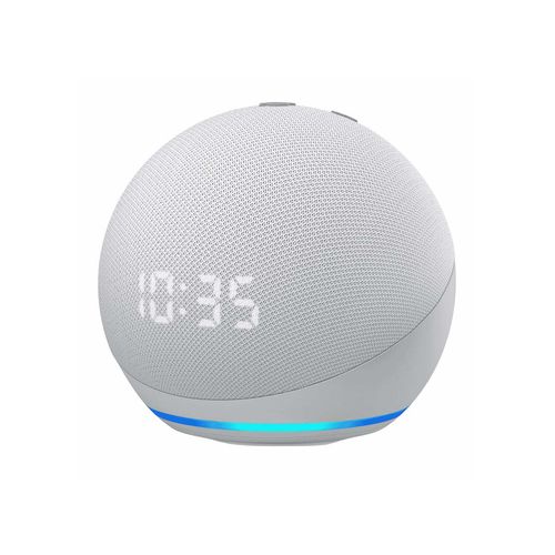Parlante Amazon Echo Dot 4ta Gen con reloj Blanco