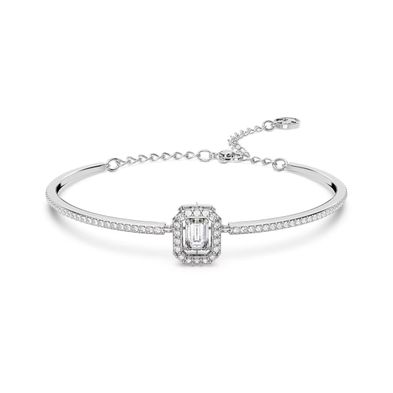 Brazalete Swarovski Millenia Talla octogonal Blanco con Baño de rodio