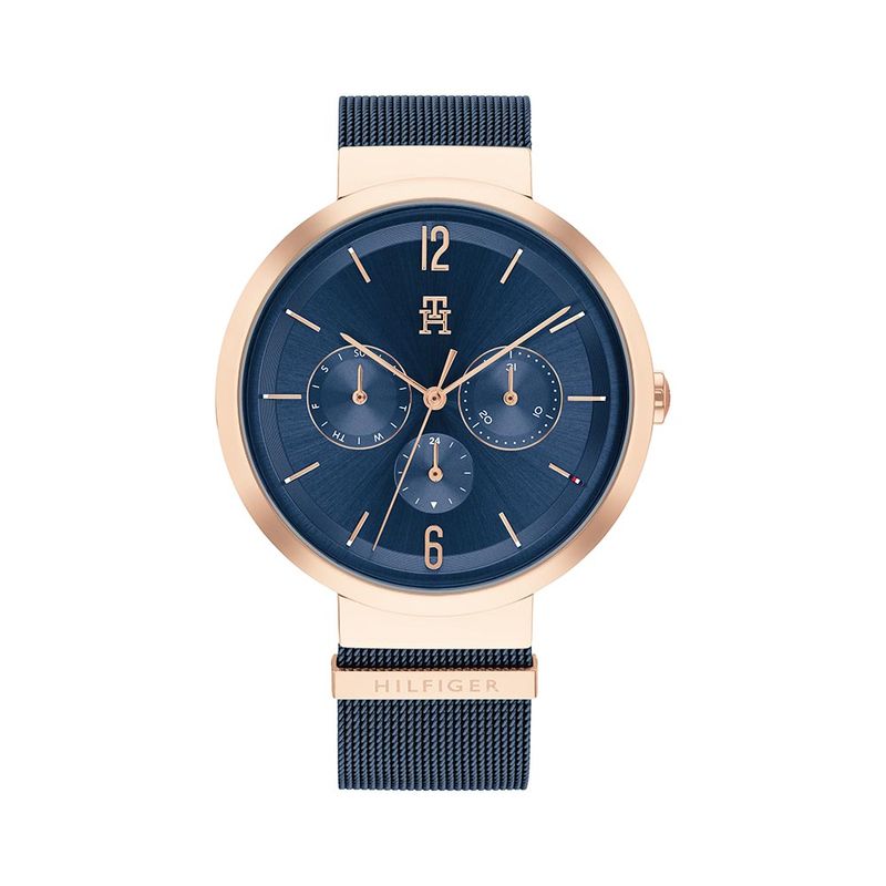 Reloj Tommy Hilfiger 1782154 Azul Mujer Color del bisel Plateado