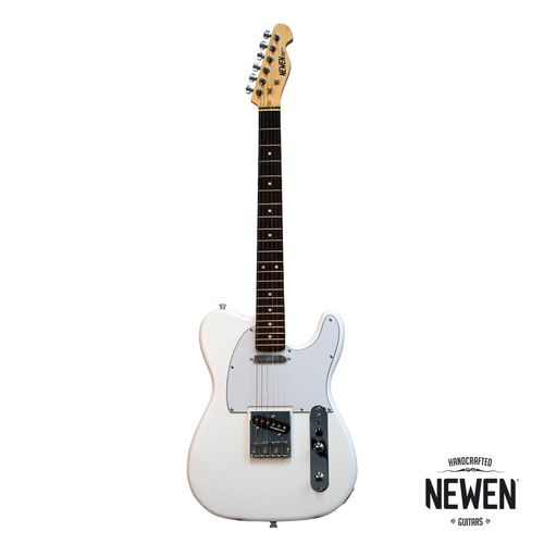 Guitarra Eléctrica Newen TL White con Cuerpo Lenga Maciza