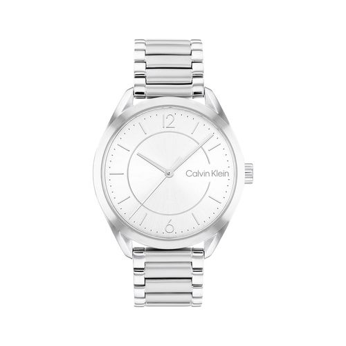 Reloj Calvin Klein Enticing para mujer de acero plateado