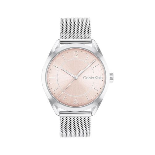 Reloj Calvin Klein Enticing para mujer de acero rosa