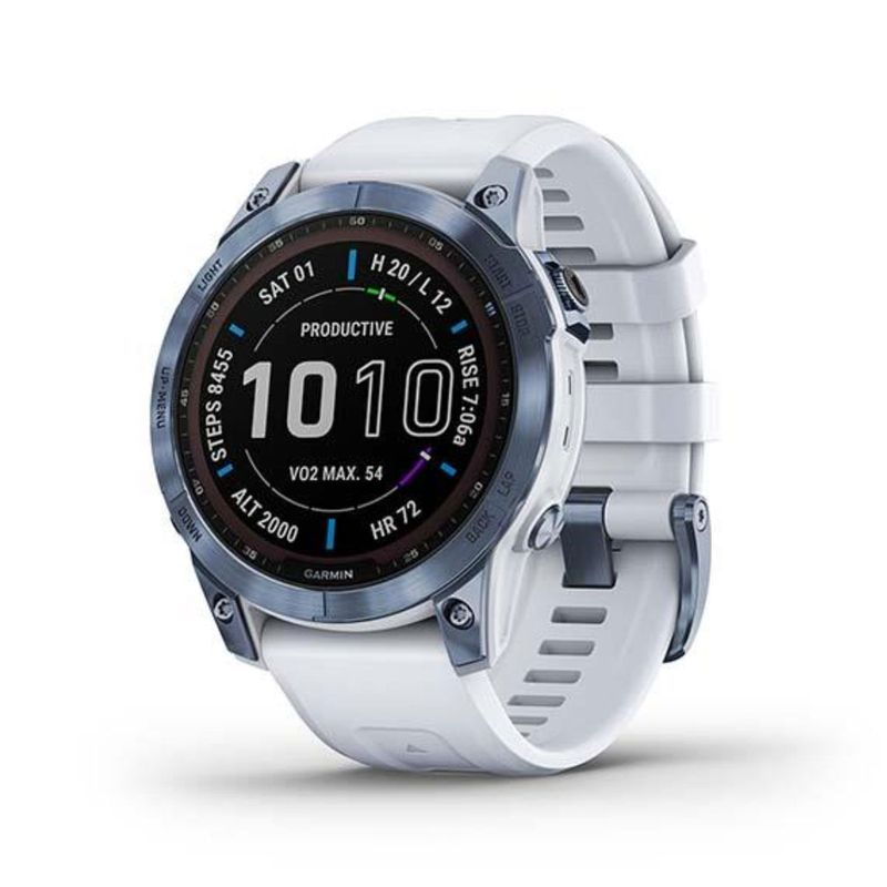 Smartwatch Garmin Fenix 7 Sapph Solar Mineral Blue - Style Store