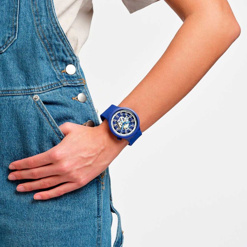 Reloj Swatch Iswatch Blue silicona