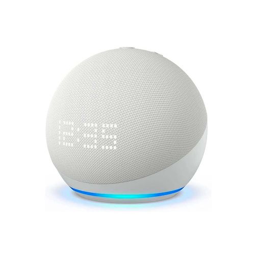Amazon Echo Dot 5ta Generación con Reloj Blanco