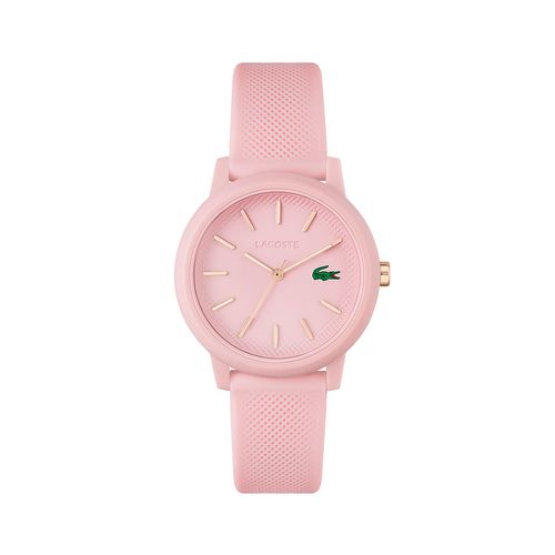 Reloj Lacoste 12.12 para mujer de silicona rosa