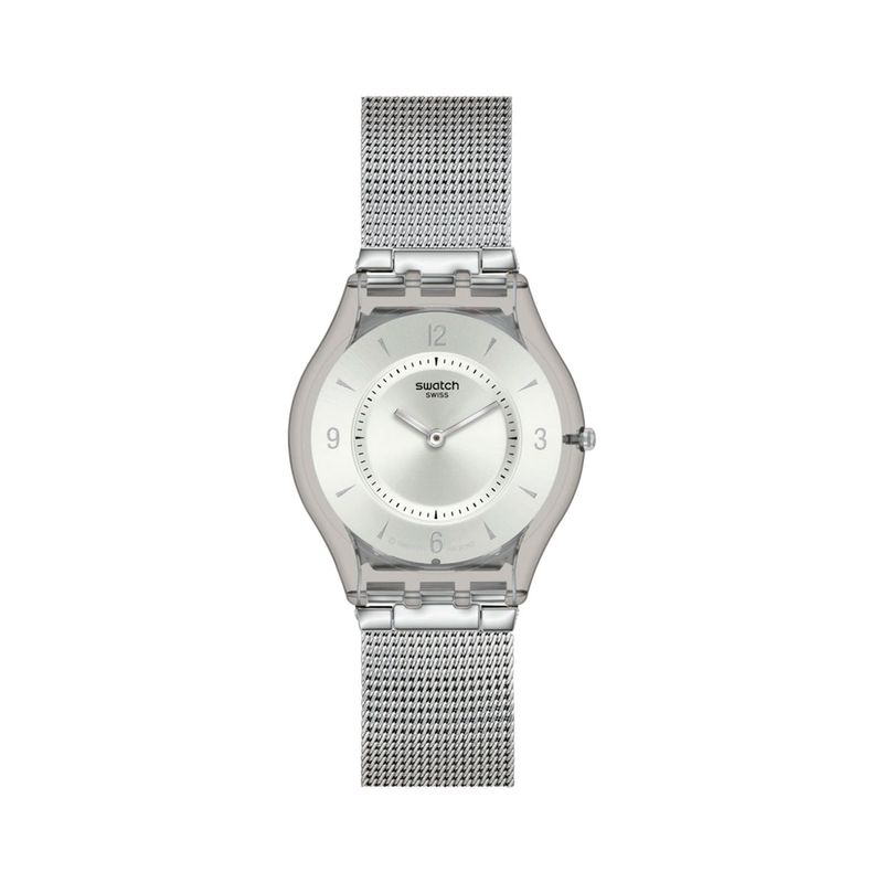 Reloj Swatch Metal Knit de acero SS08M100M