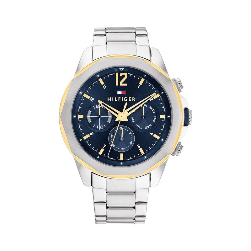 Reloj plateado best sale tommy hilfiger