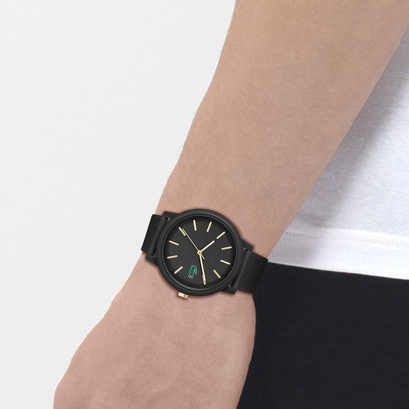 Reloj discount negro lacoste