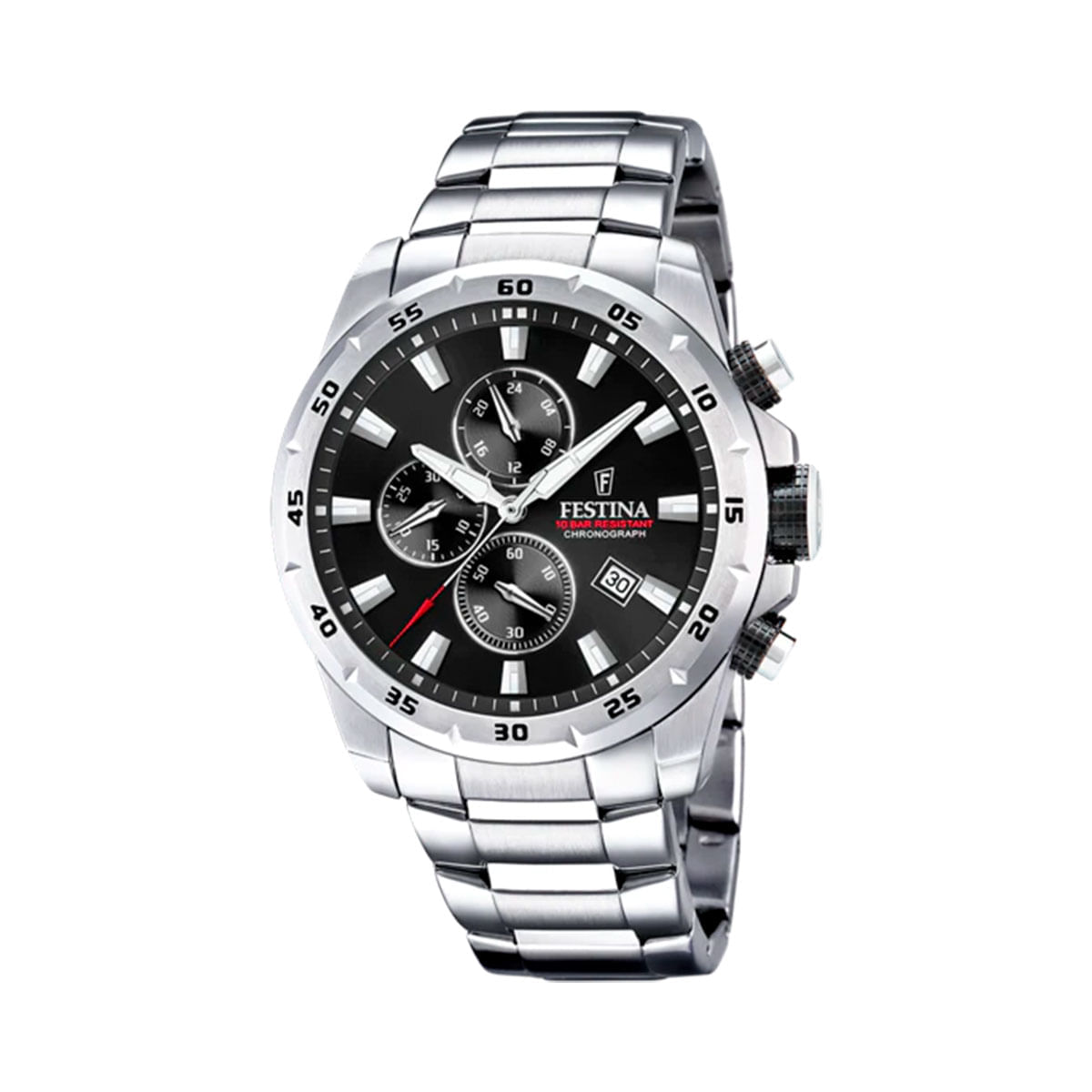 Festina stainless best sale steel watch