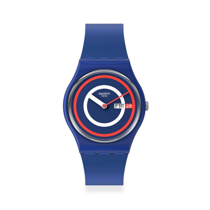 Reloj Swatch Blue To Basics de silicona SWSO28N703