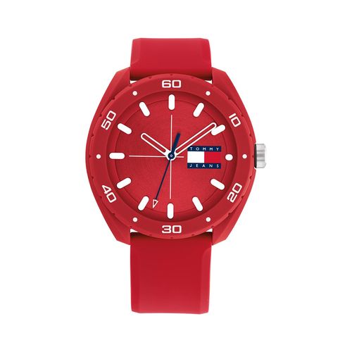 Reloj Tommy Jeans de silicona rojo 1792065