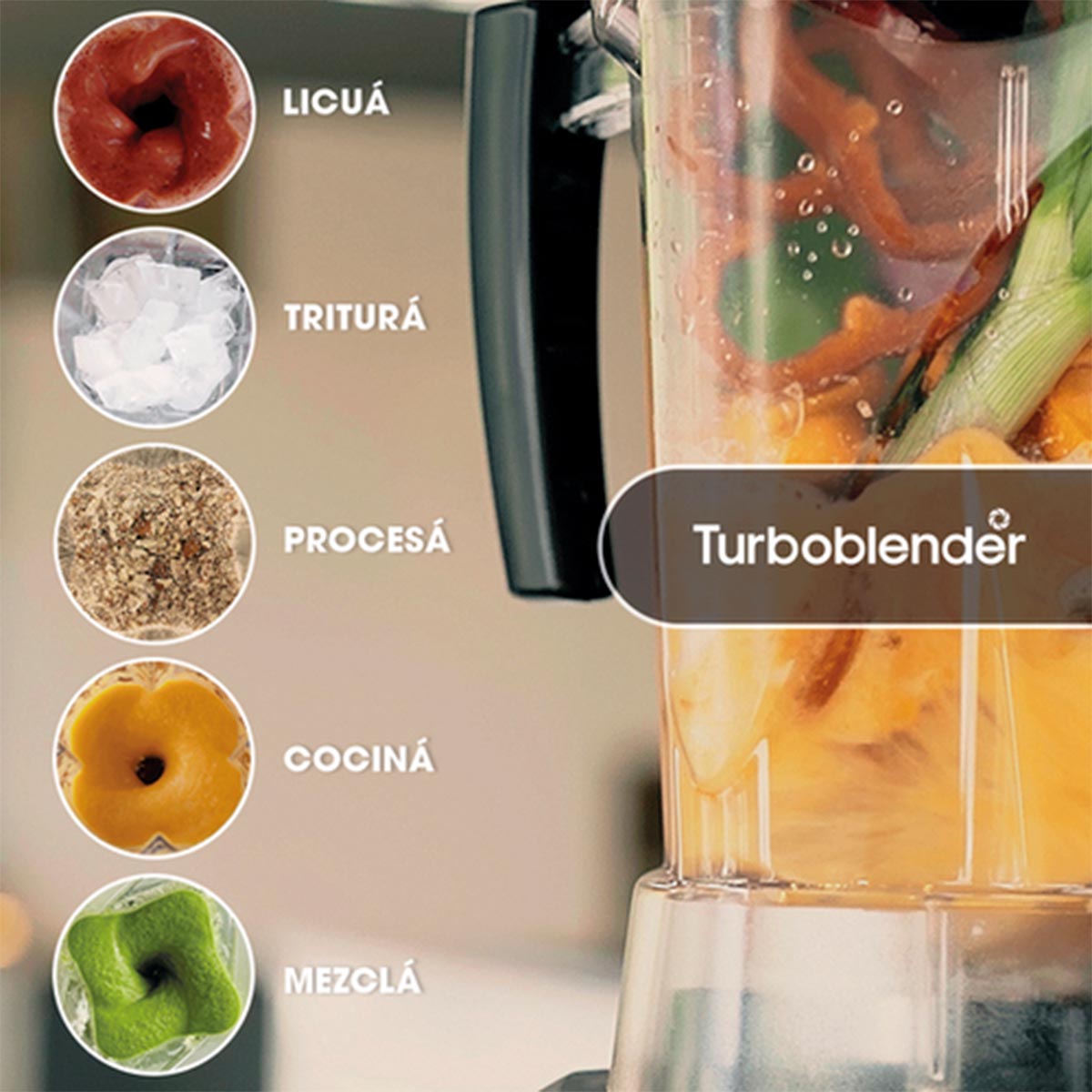 Licuadora discount turbo blender