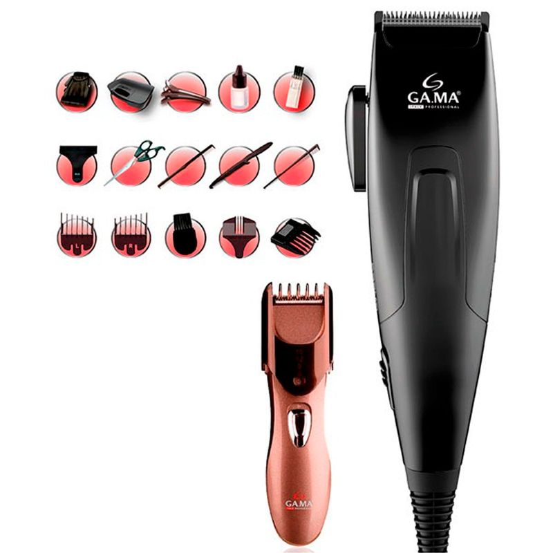 Maquina de cortar pelo y barba gama hot sale