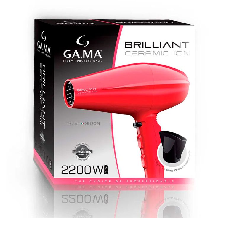 Secador de Pelo Gama Italy BECHD2216 Rojo Style Store