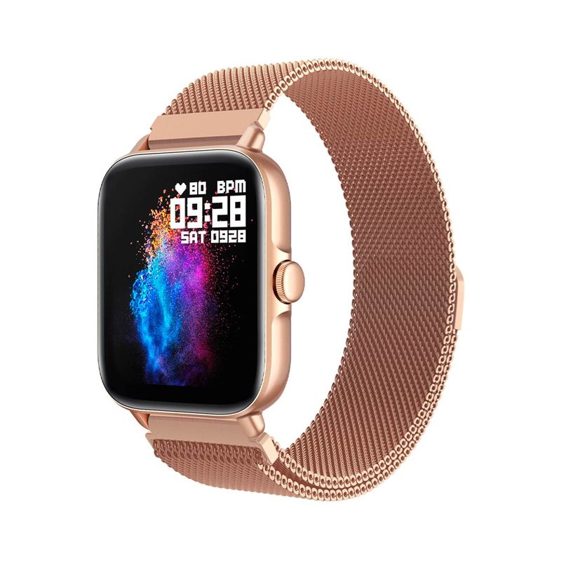 Smartwatch Colmi P28 Plus rose gold milan