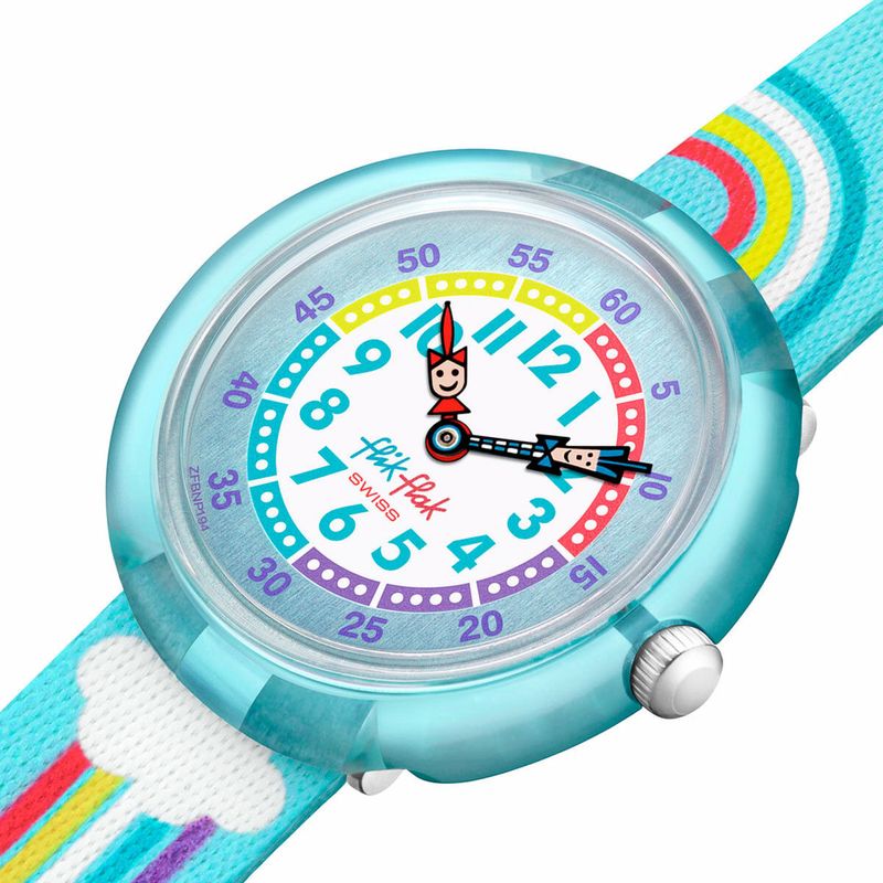 Reloj Flik Flak Rainbow Dreams para ninos de plastico ZFBNP194 Style Store