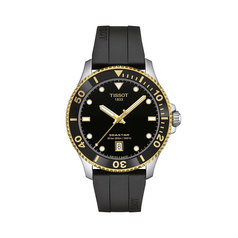 Tissot seastar black gold new arrivals