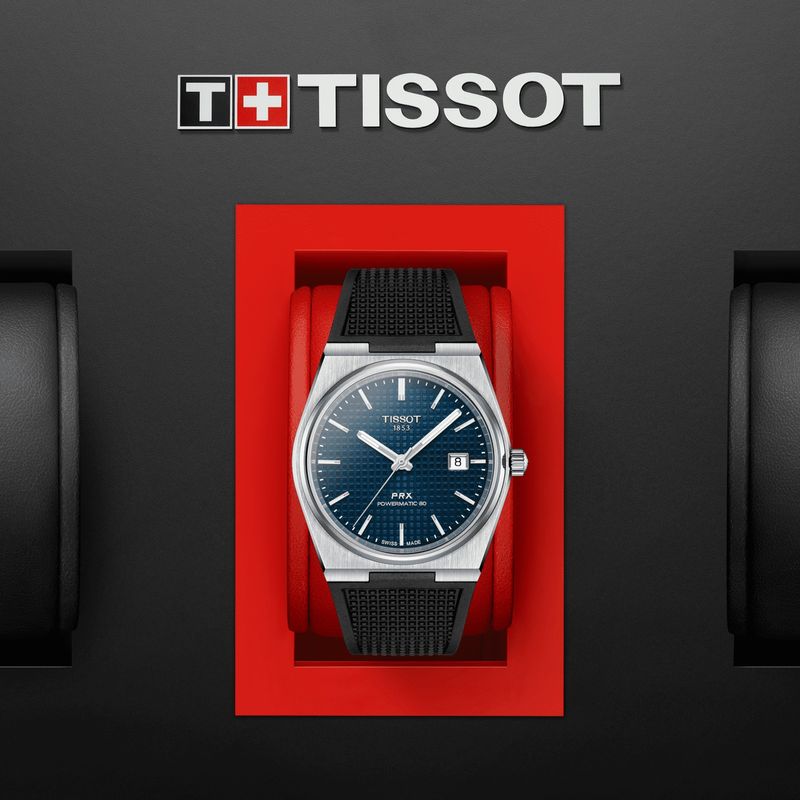 Reloj Tissot PRX Powermatic 80 para hombre de silicona