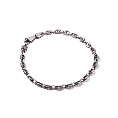 Pulsera Carmín Kalesi de Plata 925 con Baño de Rutenio