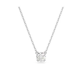 Colgante Swarovski Constella Talla redonda Blanco con Baño de rodio