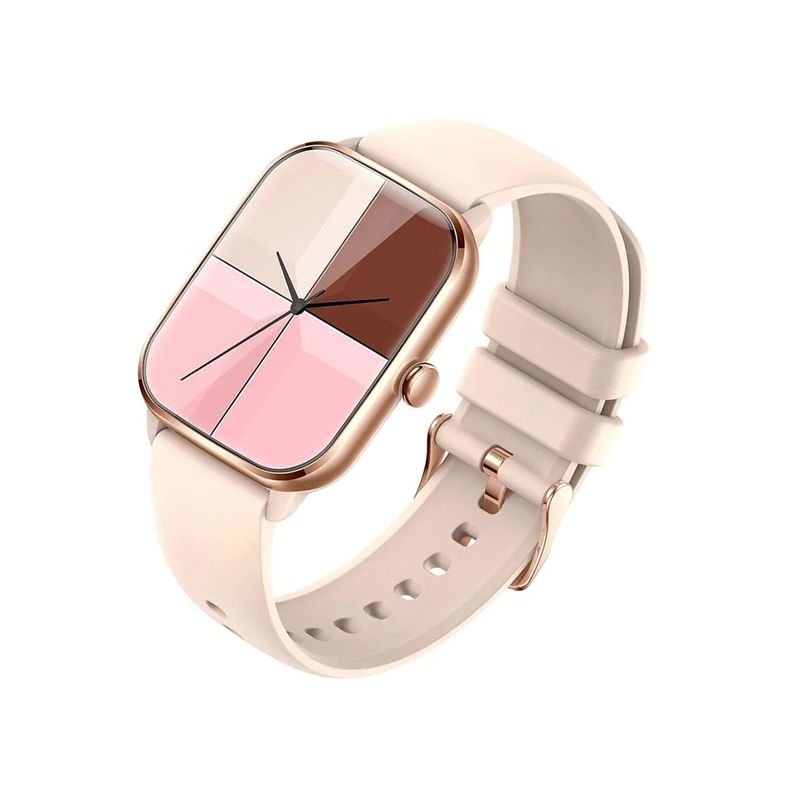 Rose gold smartwatch on sale band