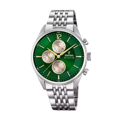 Reloj Festina Timeless Chronograph para hombre de acero F20285/9