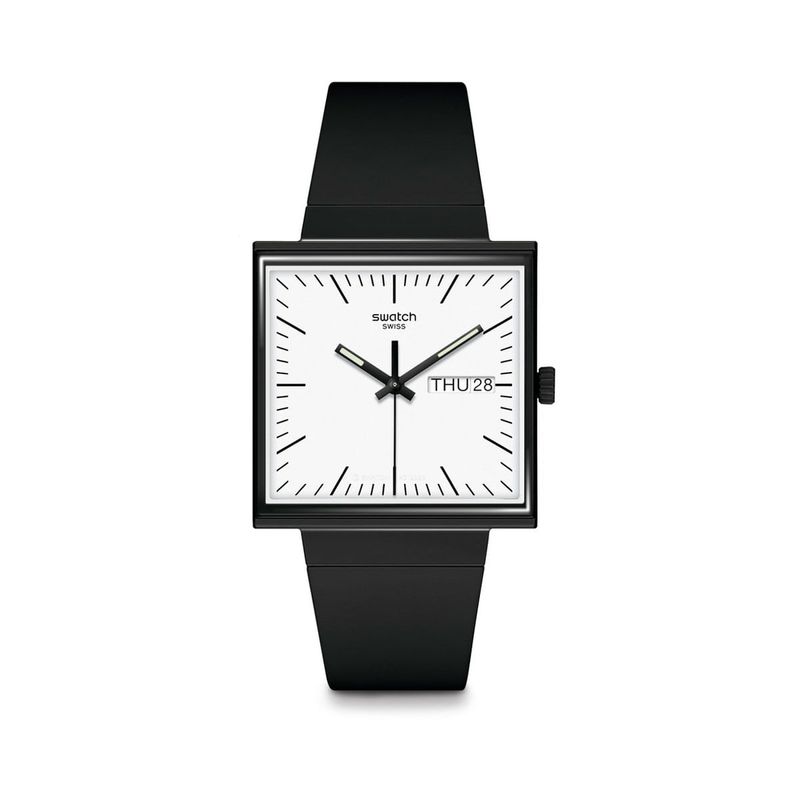 Reloj swatch negro hot sale