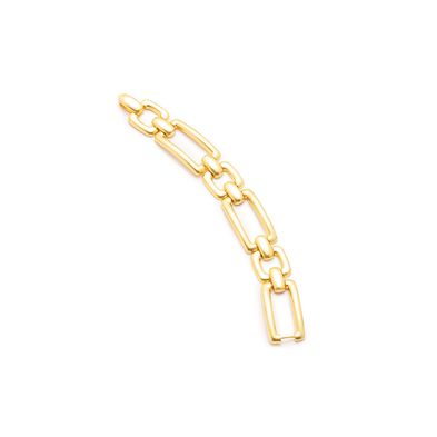 Pulsera Carmín Agnes en Plata 925 con Baño Dorado